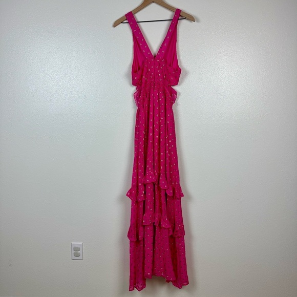 En Crème Pink And Gold Maxi Dress - Picture 3 of 10